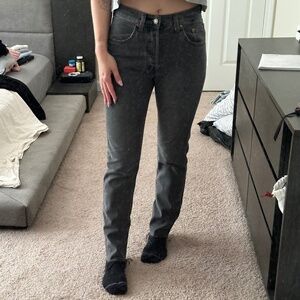 Levi's gray jeans